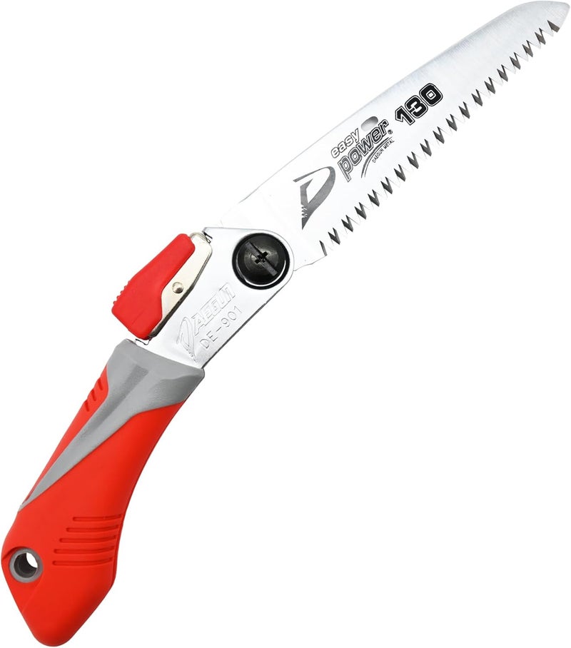 TONMA JP TONMA Folding Saw [Made in Korea] 5 "(130mm) Medium Teeth Small Pocket Pruning Hand Saw for Wood Cutting, Outdoor Camping, Gardening, Japanese Craft Plating Impulse Hardened Stainless Blade - Image 1